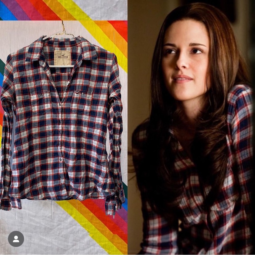Screen accurate ASO Bella Swan plaid shirt